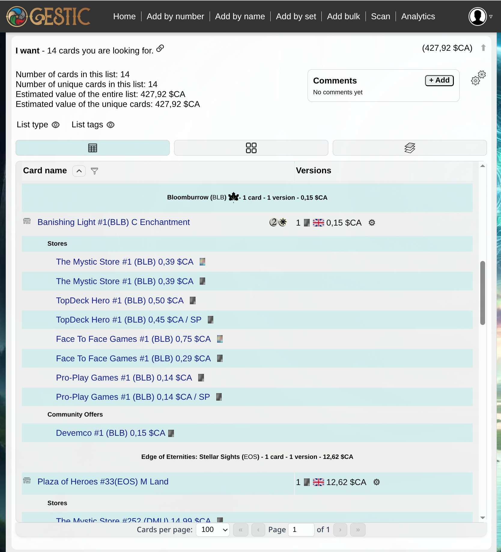 Trade Matching System